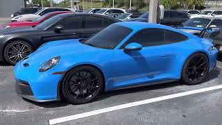 2 New 992 Porsche 911 GT3 shark blue and black