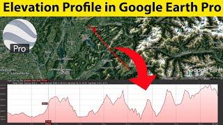 Create cross section in Google Earth Pro