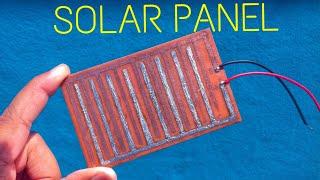 How to make solar panel / solar cell at home