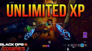 Bo6 Zombies NEW BEST HIGH ROUND INFINITE XP FARM