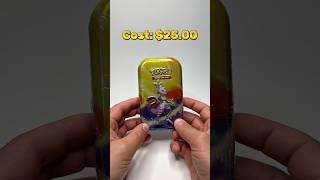 Mewtwo Pokemon Card Mini Tin Unboxing