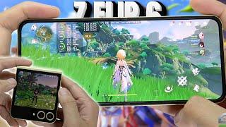 Samsung Galaxy Z Flip 6 test game Genshin Impact Max Graphic | Highest 60 FPS