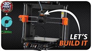 PRUSA MK4S KIT - UNBOX & BUILD - LIVE