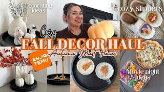 OMG!! TEMU FALL HAUL 2024 | FALL &HALLOWEEN DECOR 2024, AFFORDABLE FALL ESSENTIALS #temu #temuhaul