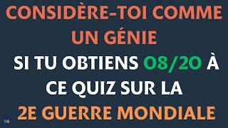 Es-tu un Vétéran ? Quiz sur la 2e Guerre Mondiale