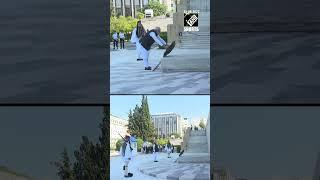 Greece: PM Modi lays wreath at the ‘Tomb of the Unknown Soldier’ in Athens