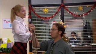 Angela singing The Little Drummer Boy in The Office / Pa Rum Pum Pum