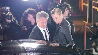 Charlize Theron and Sean Penn arrives at the Cesar Film Award in Paris