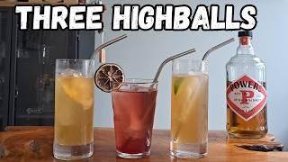 THREE Whiskey Highball Recipes || PERFECT FOR SUMMER!
