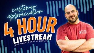 4 HOURS of Giveaways! - Flip Aquatics Customer Appreciation Livestream