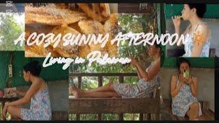 LIVING IN PALAWAN | A cozy sunny afternoon | cooking snacks and relaxing.