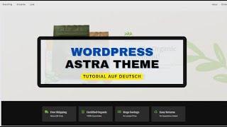 Astra Theme Tutorial auf Deutsch