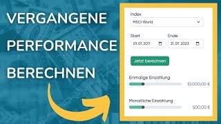 ETF-Backtest-Rechner: Vergangene Performance simulieren