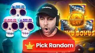 GAMDOM picks RANDOM SLOTS... but I got only HIDDEN GEMS!! - UNBELIEVABLE WINS!! (Bonus Buys)