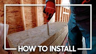 Rockwool Install 101 - @chasereeves Studio Insulation