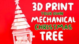 Christmas Tree Automata - Fully 3D Printed Kinetic Sculpture