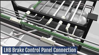 LHB Coach control panel connection | lhb #controlpanel | brake caliper connection