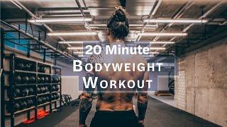 20 Minutes Bodyweight Workout I 40 Seconds Interval