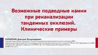 Скрыпник Д.В. Возможные подводные камни при реканализации тандемных окклюзий. Клинические примеры