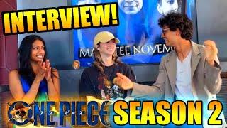 One Piece Live Action Season 2 Interview with Luffy, Nami & Vivi (Inaki, Charithra & Emily Rudd)