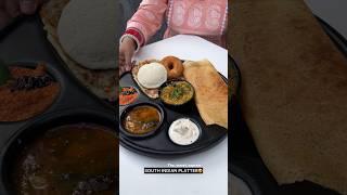 SOUTH INDIAN PLATTER  | Indian street food #shorts #viral #shortsvideo