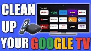 Clean Up Google TV UI On ONN 4k PRO | Better Look Than Apple TV?