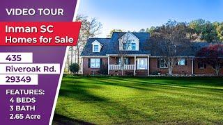 Inman SC Home for Sale  - 435 Riveroak Rd. 29349