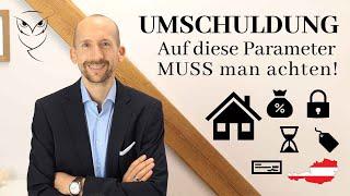 Umschuldung Immobilienfinanzierung | Auf diese FÜNF Parameter MUSS man achten!