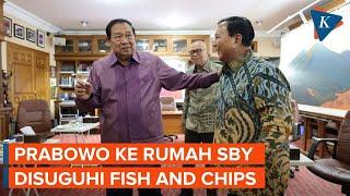 Prabowo Silaturahmi ke Rumah SBY, Disajikan Menu Fish and Chips