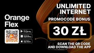 Orange Flex How to activate SIM card in Poland or your country? Unlimited internet + 30zl \8 EURO