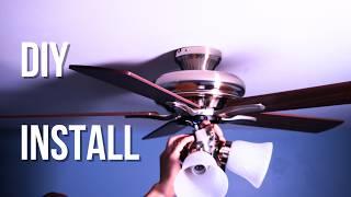 DIY Ceiling Fan installation guide