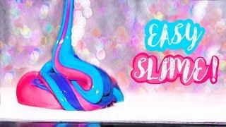 DIY EASY SLIME TUTORIAL - FLUFFY SLIME RECIPE !