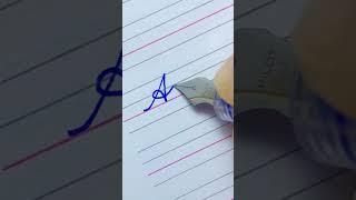 “Axl” How to write Your Name in Cursive Handwriting with Fountain pen | #Shorts #cursivewriting