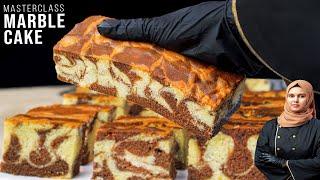 Marble Cake Recipe | Masterclass For Butter Marble Cake | Macho Recipes
