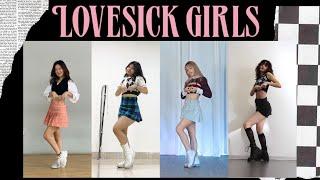 Blackpink 'Lovesick Girls' dance collab by @moonkovers @Nadyateja @Marcuema @InnahBee