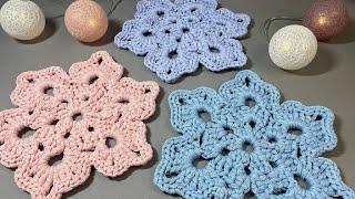 What do you think, is it a snowflake or a flower?  Crochet | Soft Decor New