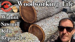 Woodworking life - A busy Monday in the wood shop and sawmill