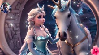 magical tale of a snow princess and a unicorn@RosalindMagicalStories @UrduFairyTales