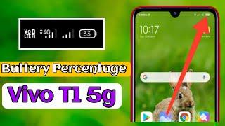 Vivo t1 5g Battery Percentage Setting ! Vivo t1 5g Me Battery Percentage Kaise Nikale