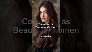 Countries as Beautiful Women | Ai Generated