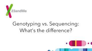 23andMe FAQ: Genotyping vs. Sequencing