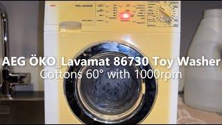 Europlay AEG ÖKO_Lavamat 86730 Toy Washer - Cottons 60° (Full Wash Program)