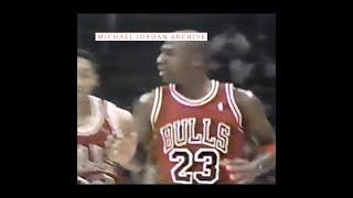 Michael Jordan What a Layup Between Entire Warriors Defence! - (1989 RARE)