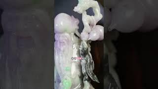 女朋友六十大壽送什麼看看不就知道了#翡翠 #福祿壽喜 #擺件 #壽星公 #翡翠雕刻 #玉雕設計