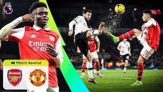 Nketiah's Last-Minute Heroics | Arsenal 3-2 Manchester United | Premier League Highlights