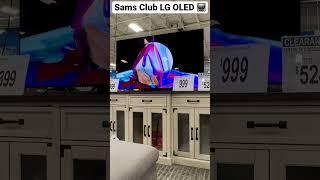 LG OLED in person at Sams Club