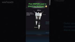 Russia is the first to use a weapon in space