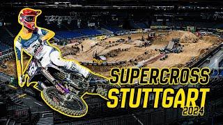 SX Stuttgart 2024: Holeshot für Nico Koch beim ADAC Supercross mit Paul Bloy, Kevin Winkle und Tim