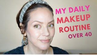 My makeup routine over 40 for normal people