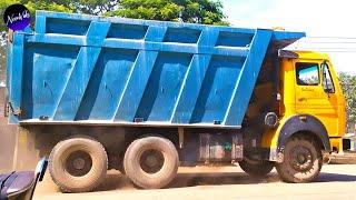 BANGLA TRUCKS 314 | Tata 2518 tipper - The 10-wheeler beast | Truck Spotting | Truck Sound